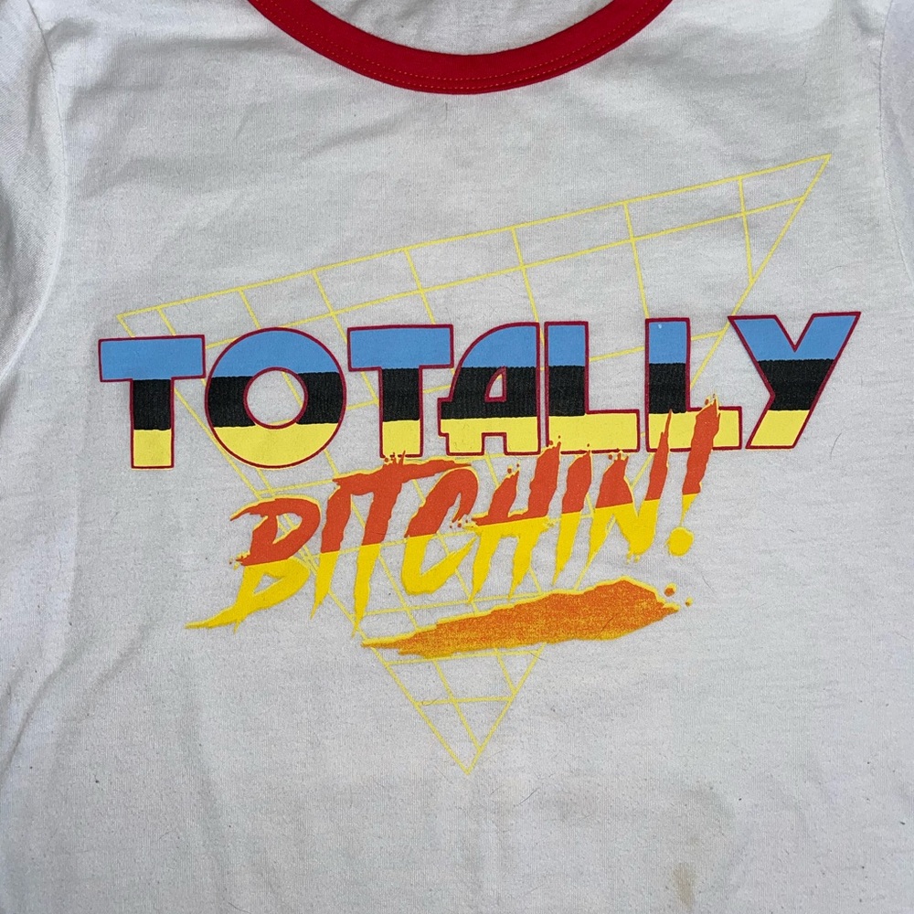 "Totally Bitchin'!" Ringer Tee - Picture 2 of 6